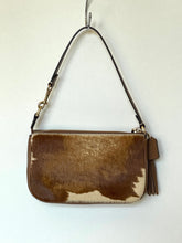 Load image into Gallery viewer, Coach Nolita 19 Wristlet CDW34 Haircalf Cow Print Leather Shoulder Bag B
