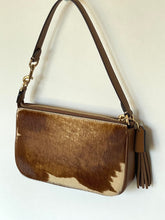 Load image into Gallery viewer, Coach Nolita 19 Wristlet CDW34 Haircalf Cow Print Leather Shoulder Bag B