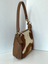 Load image into Gallery viewer, Coach Nolita 19 Wristlet CDW34 Haircalf Cow Print Leather Shoulder Bag B