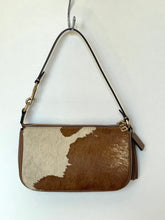 Load image into Gallery viewer, Coach Nolita 19 Wristlet CDW34 Haircalf Cow Print Leather Shoulder Bag C