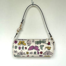 Load image into Gallery viewer, Coach Nolita Barrel Shoulder Bag White Creature CR831 Canvas Leather Wristlet
