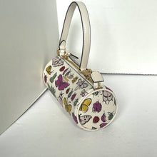 Load image into Gallery viewer, Coach Nolita Barrel Shoulder Bag White Creature CR831 Canvas Leather Wristlet