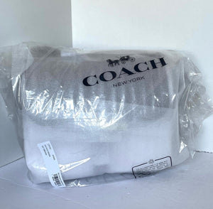 Coach Pace Messenger Bag Brown Leather Signature Canvas CR131 Crossbody