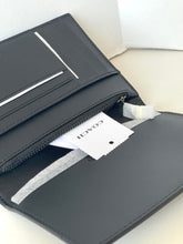 Load image into Gallery viewer, Coach Passport Card Case CEB77 Signature Canvas with Stripes Travel Wallet