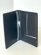 Load image into Gallery viewer, Coach Passport Card Case CEB77 Signature Canvas with Stripes Travel Wallet