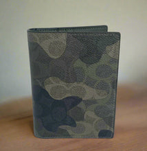 Load image into Gallery viewer, Coach Passport Case Camo Signature Canvas Slim Wallet CX878 Travel Shamrock