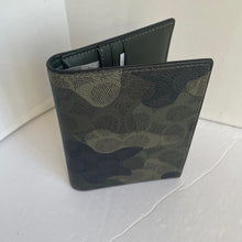 Load image into Gallery viewer, Coach Passport Case Camo Signature Canvas Slim Wallet CX878 Travel Shamrock