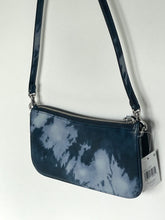 Load image into Gallery viewer, Coach Penn Shoulder Bag CU049 Blue Tie Dye Leather Small Clutch