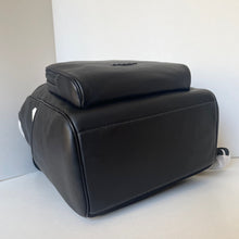 Load image into Gallery viewer, Black leather seat cover on a white background