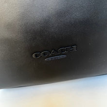 Load image into Gallery viewer, Coach Racer Backpack Large Mens Black Calf Leather Laptop Bag CU112 ORGPKG