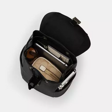 Load image into Gallery viewer, COACHRacerPackLeatherSlingBagBackpackCU111GunmetalDeepOrange_2