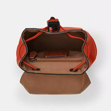 Load image into Gallery viewer, COACHRacerPackLeatherSlingBagBackpackCU111GunmetalDeepOrange_2