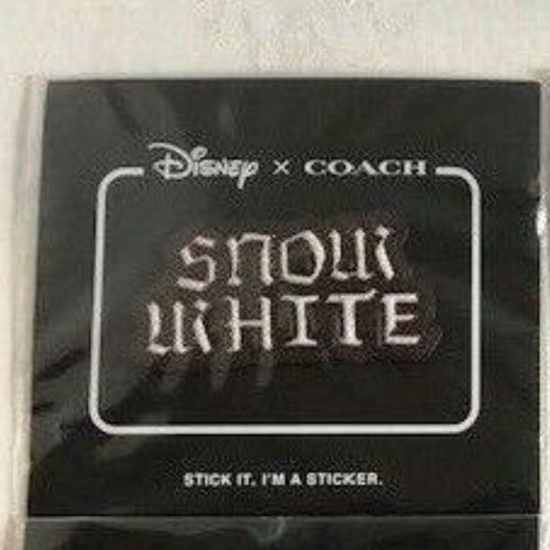 Coach Snow White Sticker Dark Disney Leather Notebook Phone Case Fairytale