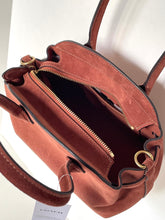 Load image into Gallery viewer, Coach Soft Empire Carryall 21 CEC03 Clay Brown Suede Leather Crossbody Bag