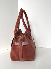 Load image into Gallery viewer, Coach Soft Empire Carryall 21 CEC03 Clay Brown Suede Leather Crossbody Bag