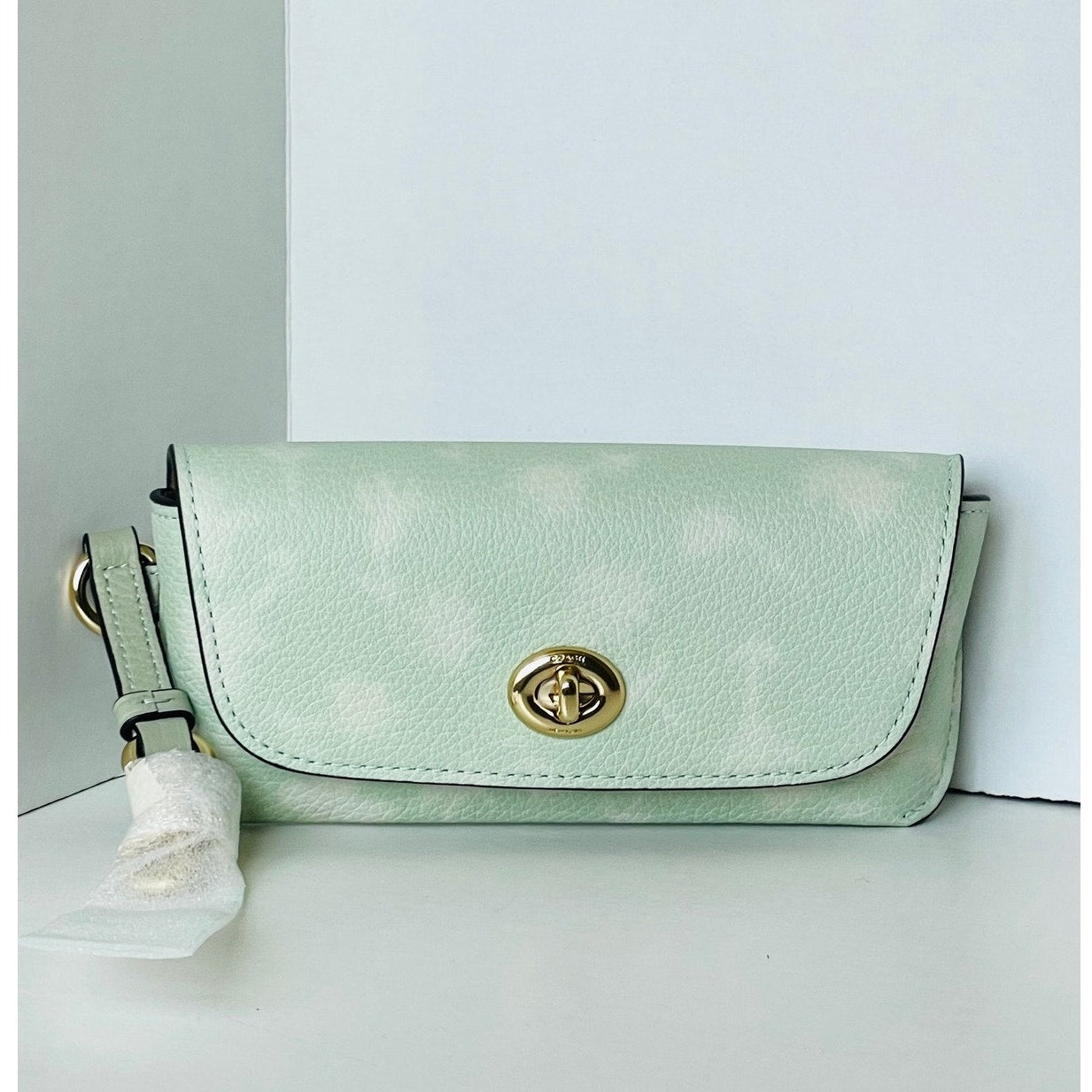 Coach Sunglass Case With Floral Print Coach Sunglass Case In Signature Canvas With Floral Print main image 4