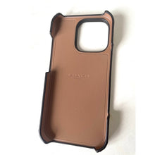 Load image into Gallery viewer, Coach iPhone 16 Pro Case Ivory Pebbled Leather Rexy Embossed Slim Wrap
