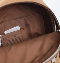 Load image into Gallery viewer, Coach West Pack Brown Pebbled Leather Sling Backpack 2540