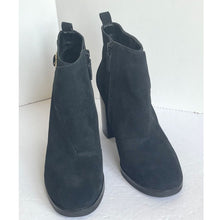 Load image into Gallery viewer, Cole Haan Harrington Ankle Boots Womens 8.5 Black Suede High Heel Booties