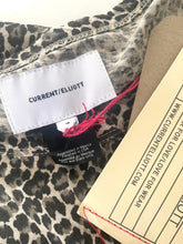 Load image into Gallery viewer, Leopard print garment with Current/Elliott label and tag.