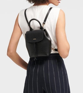 DKNY Backpack Mini Womens Black Crossbody Leather Butterfly Garden Lex Bag