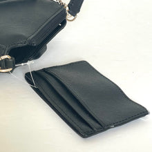 Load image into Gallery viewer, DKNY Thomasy Micro Mini Crossbody Bag Black Vegan Leather Handbag w/ Wallet