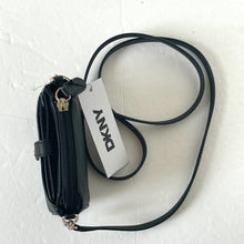 Load image into Gallery viewer, DKNY Thomasy Micro Mini Crossbody Bag Black Handbag w Wallet Vegan Leather