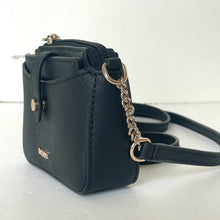 Load image into Gallery viewer, DKNY Thomasy Micro Mini Crossbody Bag Black Handbag w Wallet Vegan Leather