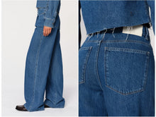 Load image into Gallery viewer, Blue jeans worn by a person on a white background