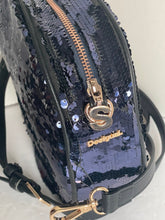 Load image into Gallery viewer, Desigual Round Crossbody Reversible Sequins Female Robot Purple Shoulder Bag