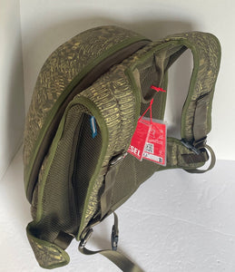 Diesel 1DR-POD Camo Backpack Mens Large Dome Nylon Laptop  Military Green