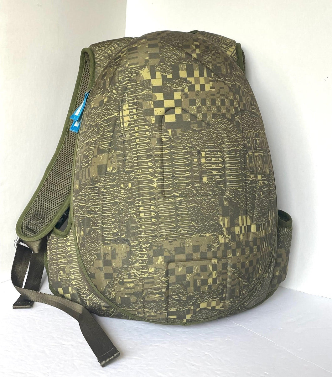 Diesel 1DR-POD Camo Backpack Mens Large Dome Nylon Laptop  Military Green