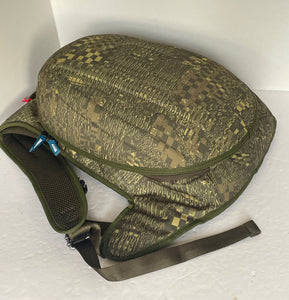 Diesel 1DR-POD Camo Backpack Mens Large Dome Nylon Laptop  Military Green