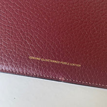 Load image into Gallery viewer, DisneyXCoachNotebookMinnieMouseLeatherBrassWineCQ803ORGPKG_9
