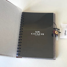 Load image into Gallery viewer, DisneyXCoachNotebookMinnieMouseLeatherBrassWineCQ803ORGPKG_9