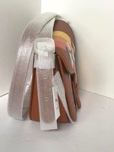 Load image into Gallery viewer, Disney Coach Courier Bag Mickey Minnie Mouse Brown Leather CQ801 Roller Skating