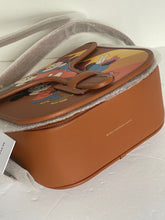 Load image into Gallery viewer, Disney Coach Courier Bag Mickey Minnie Mouse Brown Leather CQ801 Roller Skating