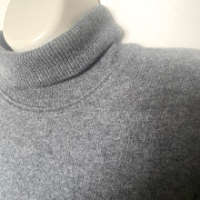 Load image into Gallery viewer, Equipment Delafine Cashmere Sweater Women’s Gray Lightweight Turtleneck