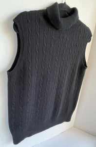 ERDEM Sleeveless Cashmere Turtleneck Sweater