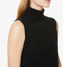 Load image into Gallery viewer, ERDEM Sleeveless Cashmere Turtleneck Sweater