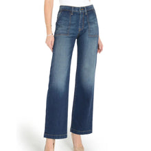 Load image into Gallery viewer, Fidelity Denim Joni Fashion Wide Leg Jeans Womens 29 Hight Rise Utility Stretch