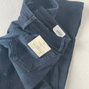 Fidelity Denim Katie High Rise Classic Flare Jeans Womens 27 Blue Comfort