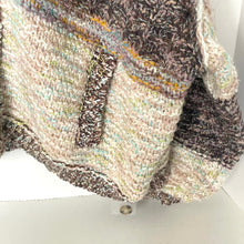 Load image into Gallery viewer, Textured fabric with multicolor pattern on a white background