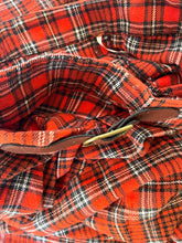 Load image into Gallery viewer, Free People Take Me Along Tartan Circle Skirt Cotton Buckle Asymmetric Wr
