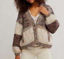 Load image into Gallery viewer, Person wearing a patterned sweater with a neutral background