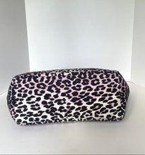 Load image into Gallery viewer, Leopard print makeup bag on a white background