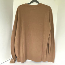 Load image into Gallery viewer, Good Man Cashmere Sweater Mens Extra Large XL Crew Neck Warm Sand Luxe