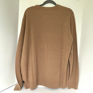 Good Man Cashmere Sweater Mens Extra Large XL Crew Neck Warm Sand Luxe