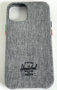 Herschel iPhone 12 MINI Gray Case Hard Shell Slim Bumper 5.4 in Protective