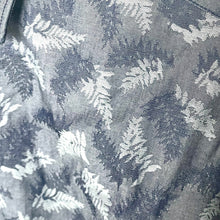 Load image into Gallery viewer, Masutto Leandro Men’s Medium Blue Gray Cotton Button Dress Shirt Semi Fit